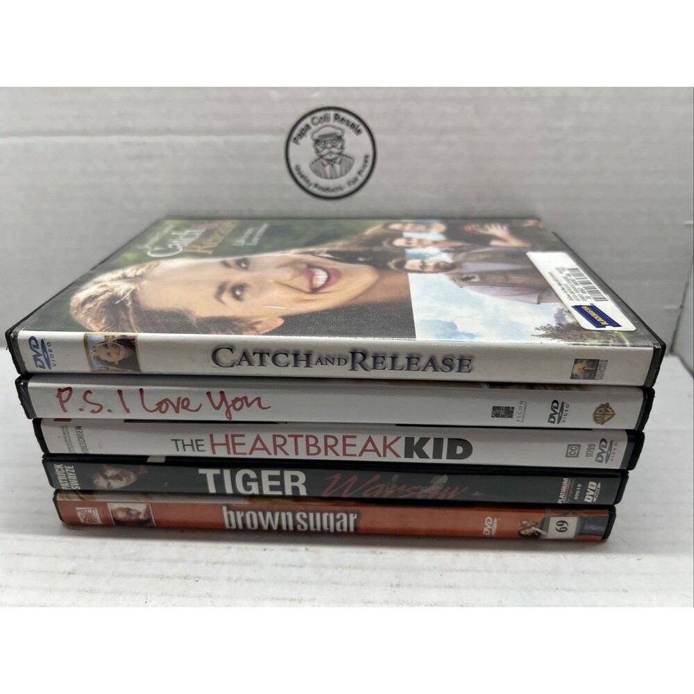 5 Movie Romantic Comedies - DVD, Brown Sugar, The Heartbreak Kid, Tiger Warsaw..
